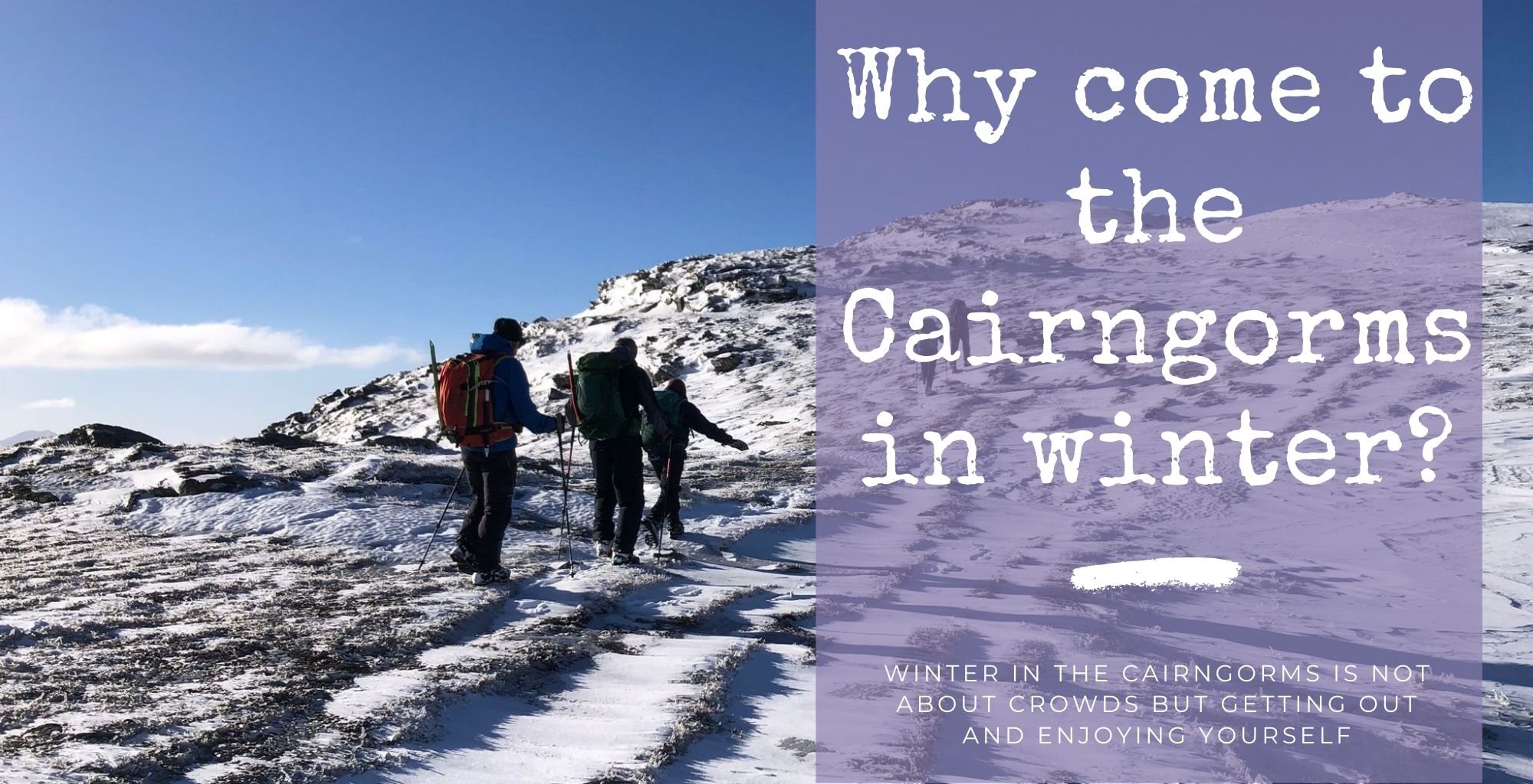 why come to the Cairngorms in winter