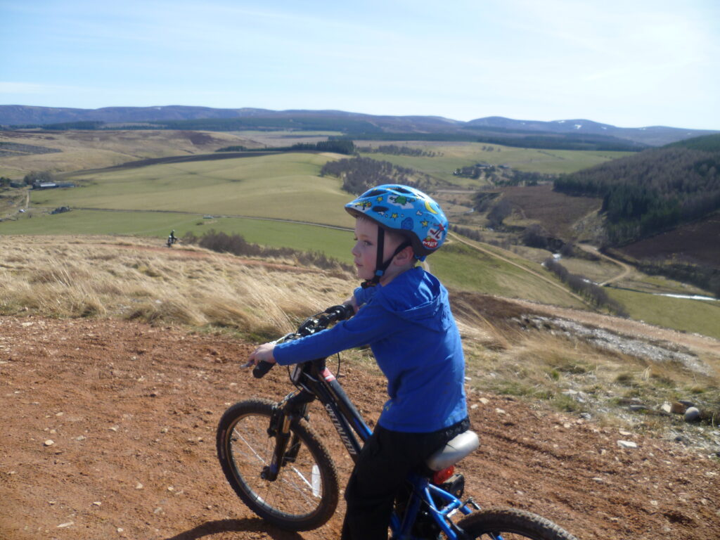 Biking at Glenlivet