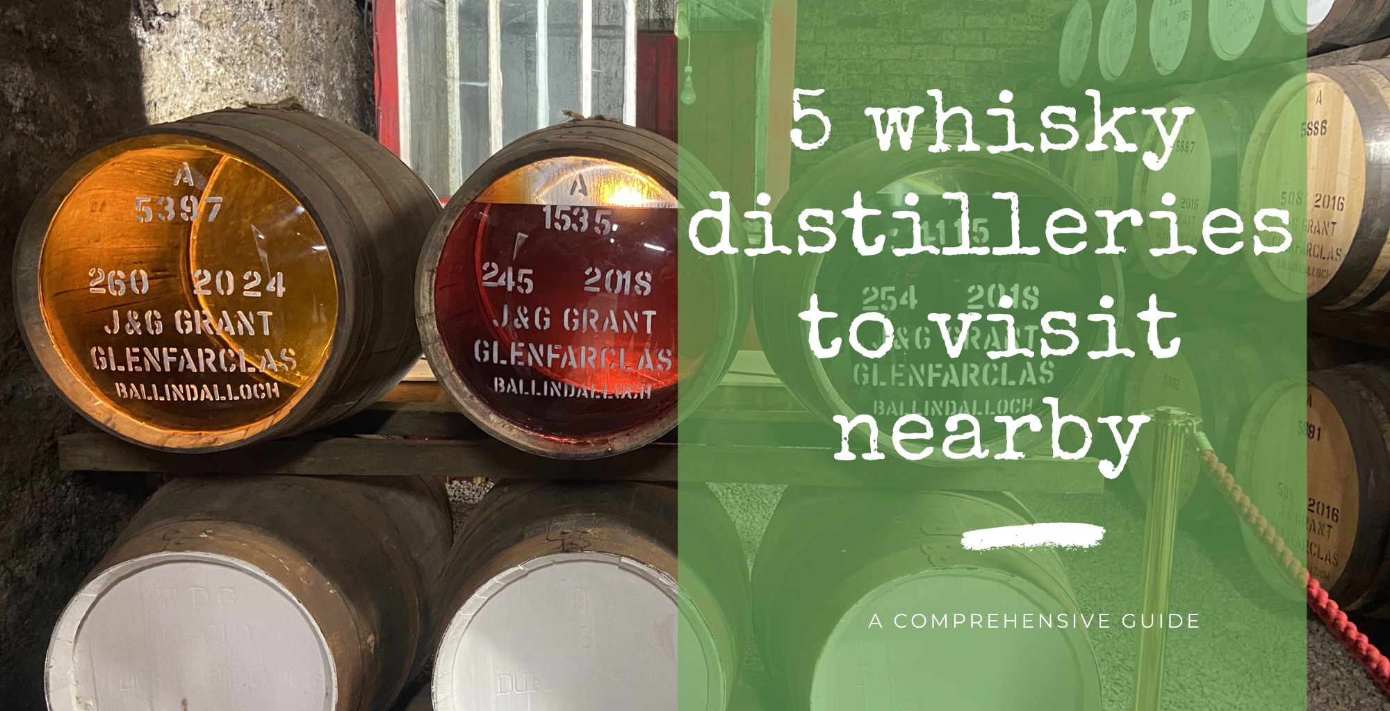 5 distilleries to visit nearby